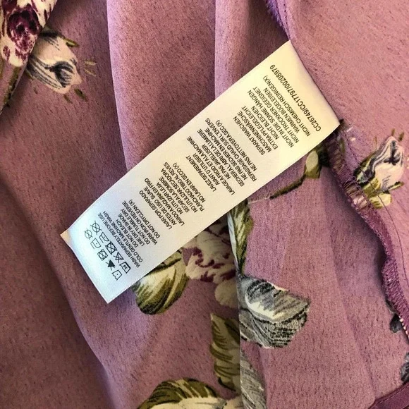 NWT City Chic Rose Garden Puff Sleeve Wrap Dress Women's Plus Size 18 - Picture 4 of 8